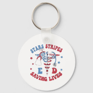Chaveiro Estrelas Stripes E D Salvando Vidas