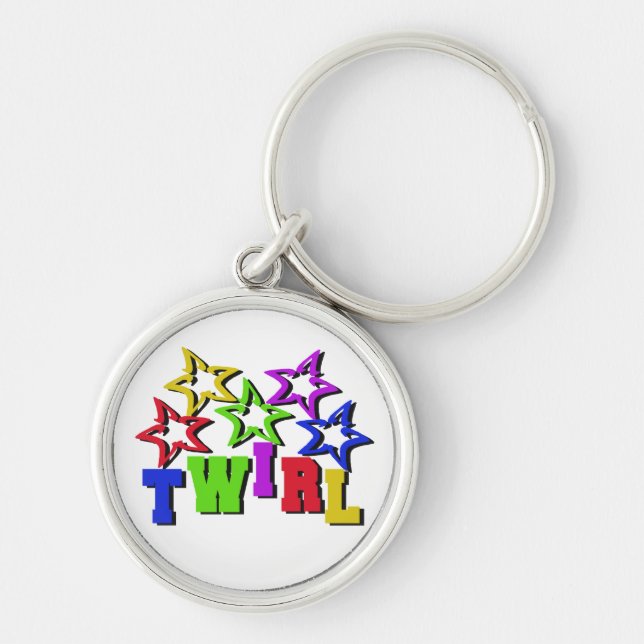 Chaveiro Estrelas Twirl (Frente)