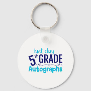 Chaveiro Estudante De 5 De Autografo Do Dia Da Escola