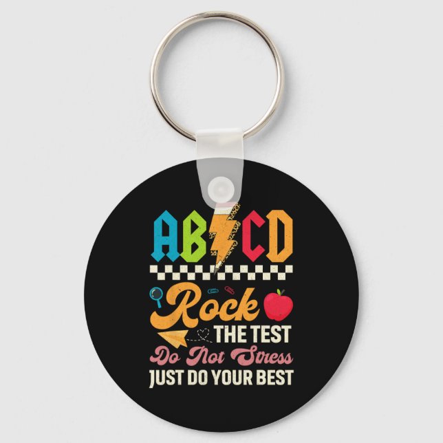 Chaveiro Estudantes Do Dia De Teste Da Abcd Rock (Frente)