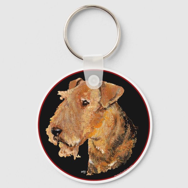 Chaveiro Estudo de Cabeça em Preto (Frente)