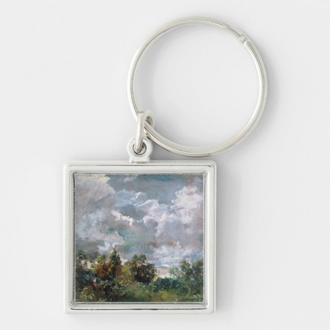 Chaveiro Estudo do céu e das árvores (óleo em canvas) (Frente)