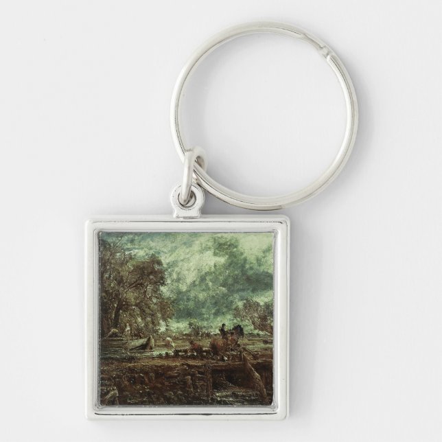 Chaveiro Estudo para o cavalo do pulo, c.18 de John (Frente)