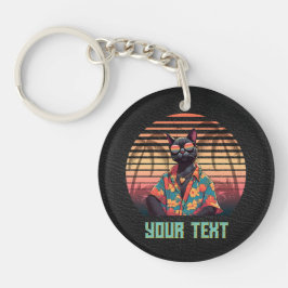 Chaveiro Eterno Tropical Cat Attitude