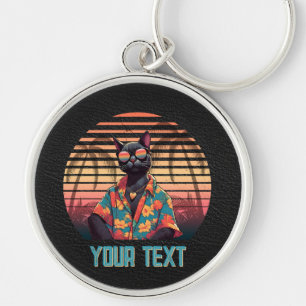 Chaveiro Eterno Tropical Cat Attitude