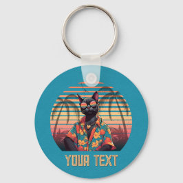 Chaveiro Eterno Tropical Cat Attitude