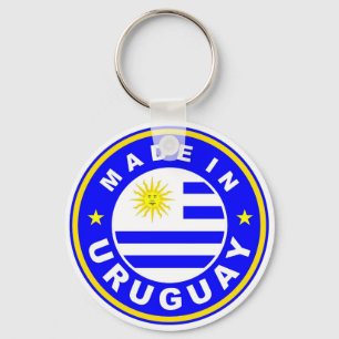 Chaveiro etiqueta da bandeira de país do produto feita em