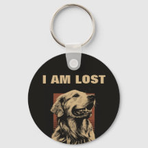 Etiqueta de Alerta de Cão Perdido - ID e Contato p