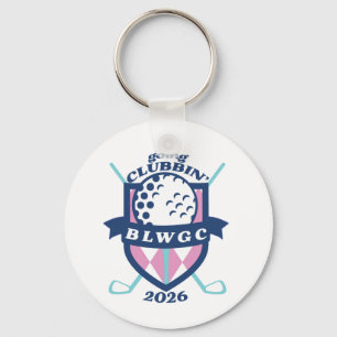 Chaveiro Etiqueta de sacola de golfe - personalizada