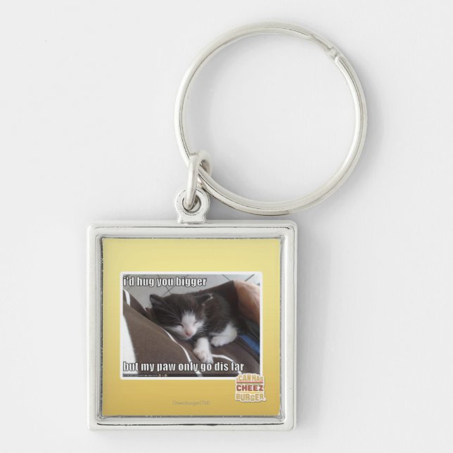 Chaveiro Eu abraçá-lo-ia mais grande (Frente)