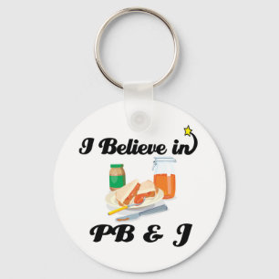 Chaveiro eu acredito em PB e J