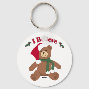 Chaveiro Eu Acredito! Urso de Natal
