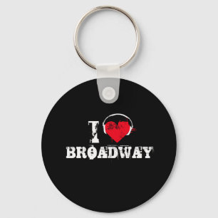 Chaveiro Eu adoro a Broadway