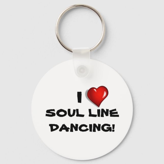 Chaveiro Eu Adoro A Sol Line Dancing! (Frente)