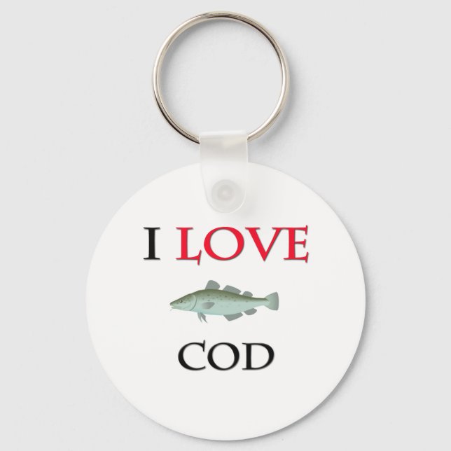 Chaveiro Eu Adoro Bacalhau (Frente)
