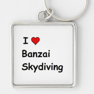 Chaveiro Eu Adoro Banzai Skydiving