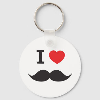 Chaveiro Eu Adoro bigode