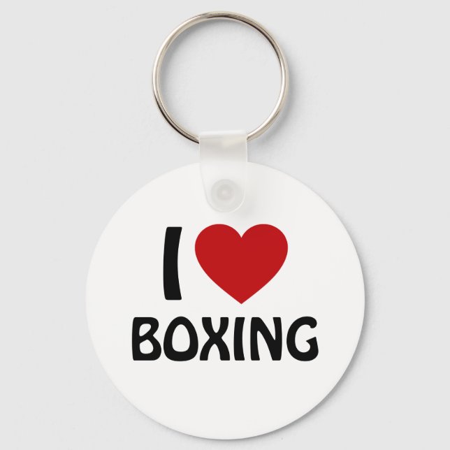 Chaveiro Eu adoro BOXING (Frente)