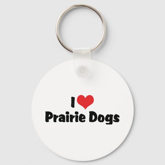 Chaveiro Eu Adoro Cachorros da Prairie Heart (Frente)