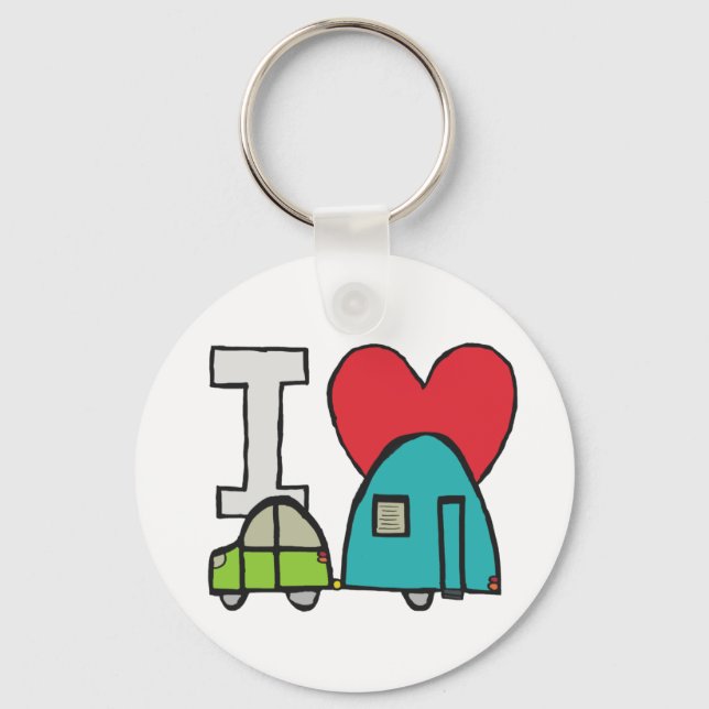 Chaveiro Eu Adoro Caravanning (Frente)