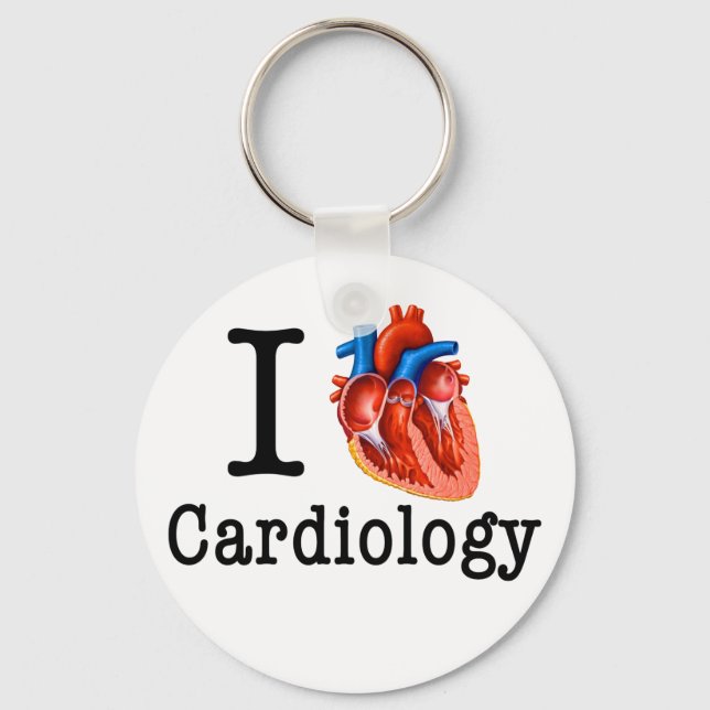 Chaveiro Eu adoro Cardiologia (Frente)