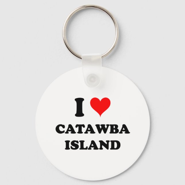 Chaveiro Eu Adoro Catawba Island (Frente)