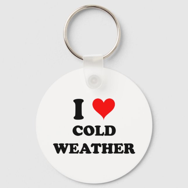 Chaveiro Eu Adoro Clima Frio (Frente)