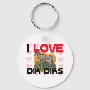 Chaveiro Eu Adoro Dik-Diks