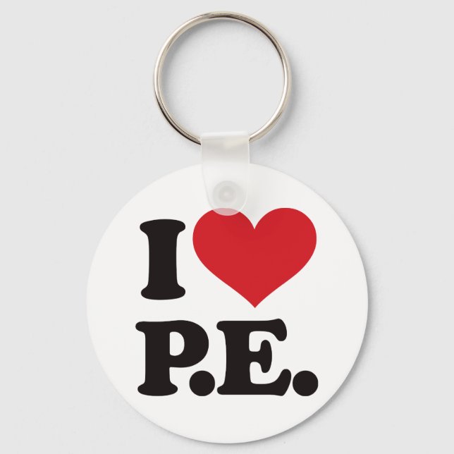 Chaveiro Eu Adoro Educação Física! (Frente)