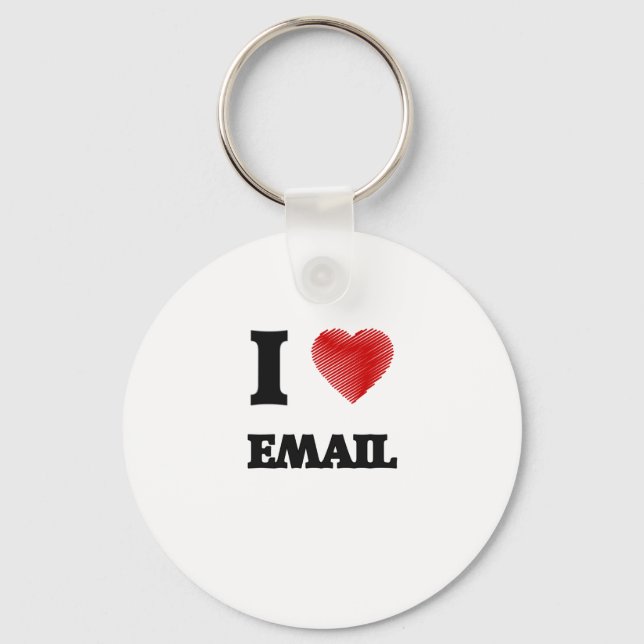 Chaveiro Eu adoro EMAIL (Frente)