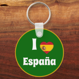 Chaveiro Eu adoro Espanha e Coração Espanhol - viagem / esp