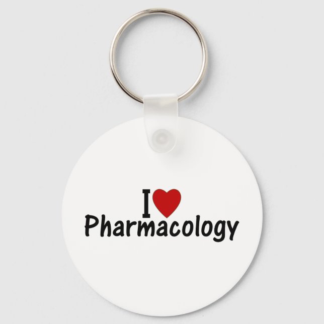 Chaveiro Eu Adoro Farmacologia (Frente)