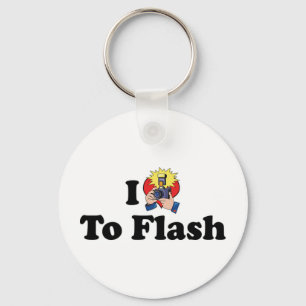 Chaveiro Eu Adoro Flash - Amante da Fotografia