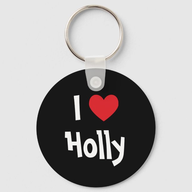 Chaveiro Eu Adoro Holly (Frente)