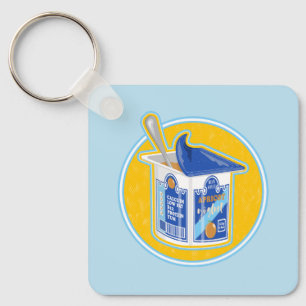 Chaveiro Eu adoro iogurte de damasco