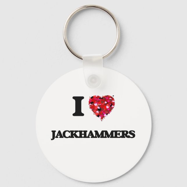 Chaveiro Eu Adoro Jackhammers (Frente)
