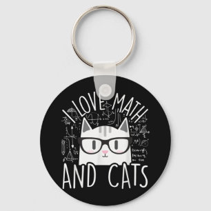 Chaveiro Eu Adoro Matemática E Gatos Gatinhos Bonitos