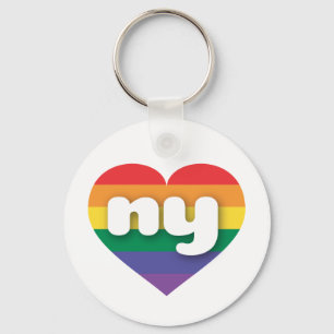 Chaveiro Eu adoro o Orgulho gay de Nova Iorque