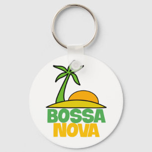 Chaveiro Eu adoro o presente de Bossa Nova para amantes da