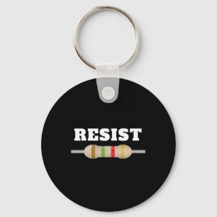 Chaveiro Eu adoro o símbolo de resistência à Design de elet