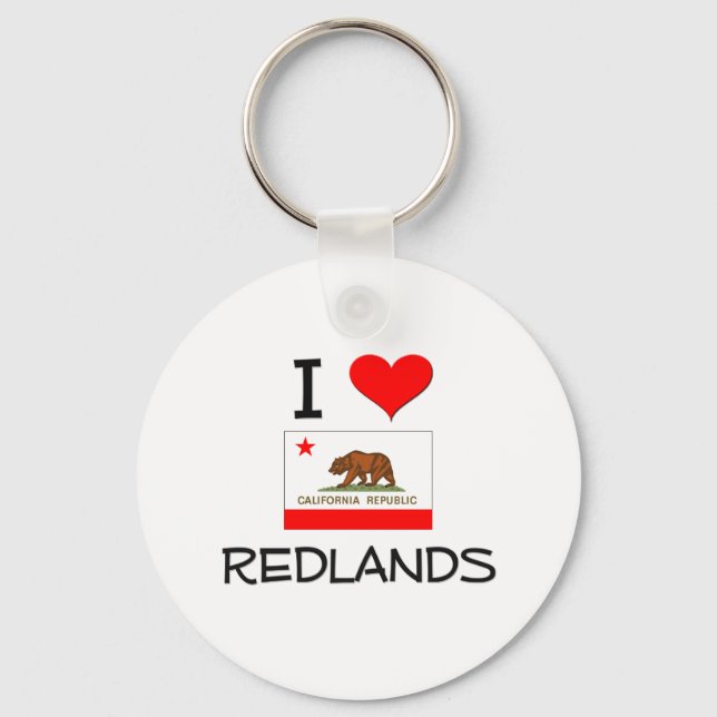 Chaveiro Eu adoro REDLANDS California (Frente)