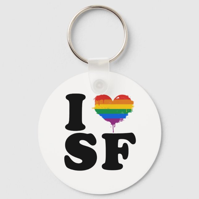 CHAVEIRO EU ADORO SAN GAY FRANCISCO (Frente)