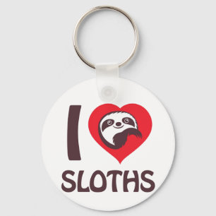 Chaveiro Eu adoro Sloths