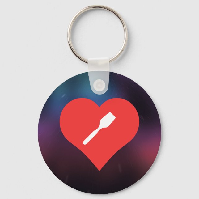 Chaveiro Eu Adoro Spatulas De Madeira (Frente)