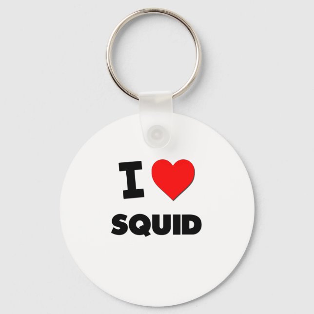 Chaveiro Eu adoro Squid (Frente)