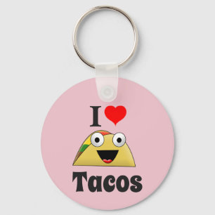 Chaveiro Eu Adoro Tacos
