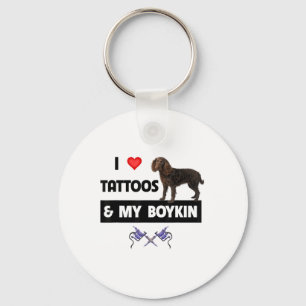 Chaveiro Eu Adoro Tatuagens E Meu Cachorro Tatuado De Espan