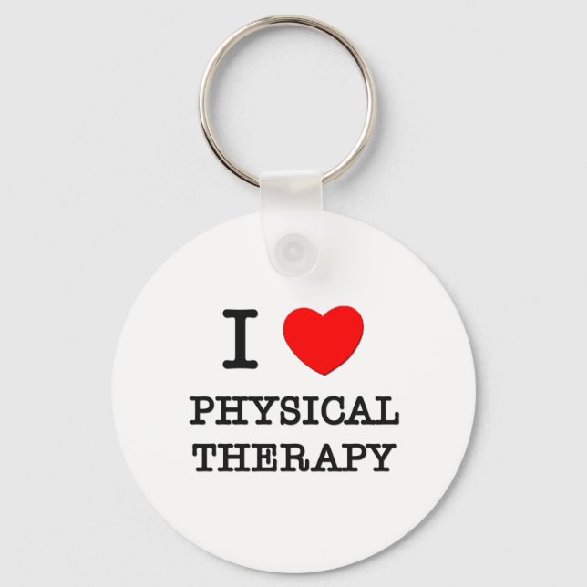 Chaveiro Eu adoro terapia física (Frente)