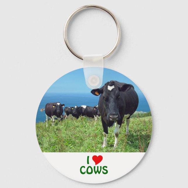 Chaveiro Eu Adoro Vacas (Frente)