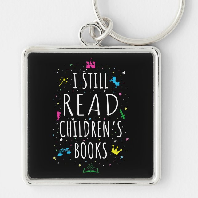 Chaveiro Eu ainda leio livros infantis I (Frente)